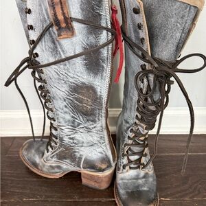 Freebird Lace-Up Grany “ICE” Knee-High Women's Boots